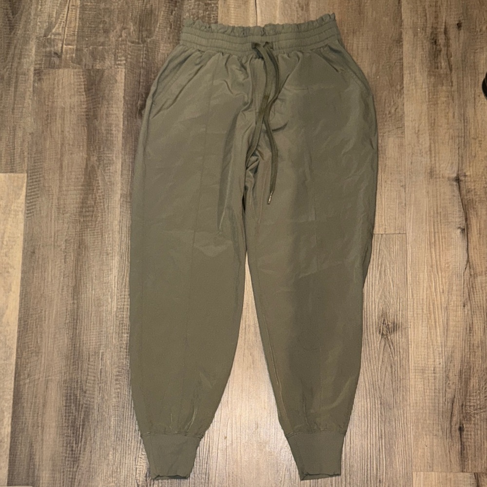 Abercrombie & Fitch Olive Green Jogger Pants